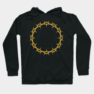 Crown of thorns from the head of Jesus Christ Hoodie